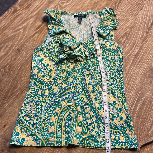 Ralph Lauren Lauren women ruffle top size XS - Picture 2 of 6